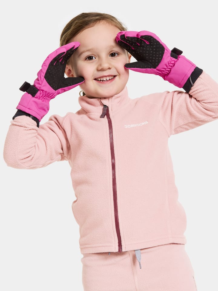 Didriksons Kids' Biggles Gloves 3 Plastic Pink Didriksons