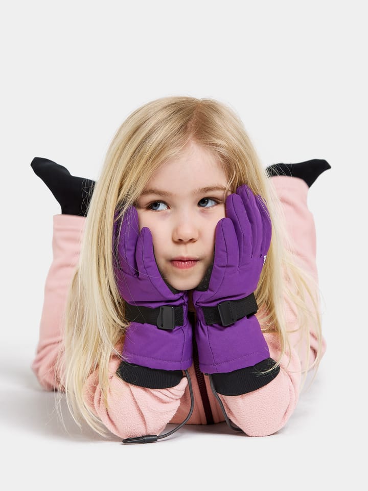 Didriksons Kids' Biggles Gloves 3 Royal Purple Didriksons