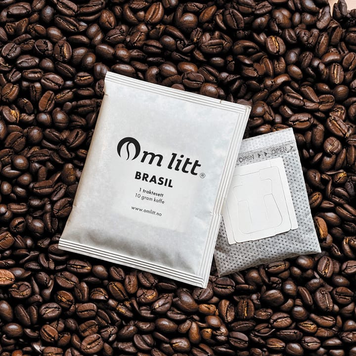Om Litt Brasil Kaffe Filter Medium Brent/røsted Om Litt Brasil Kaffe Filter Medium Brent/røsted