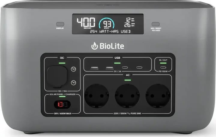 BaseCharge 1500 Black BioLite