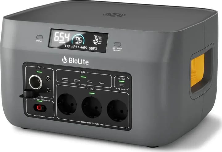 BioLite BaseCharge 1500 Black BioLite