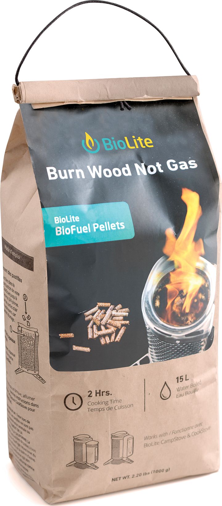 BioLite Campstove Bio Fuel Pellets Black BioLite