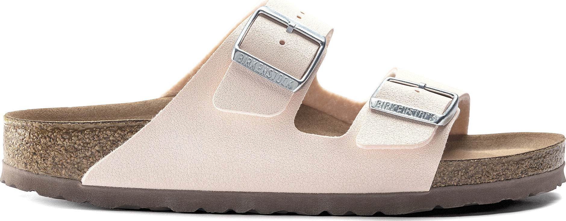 Birkenstock Women's Arizona Vegan Birko-Flor Nubuck Regular Light Rose |  Buy Birkenstock Women's Arizona Vegan Birko-Flor Nubuck Regular Light Rose  here | Outnorth