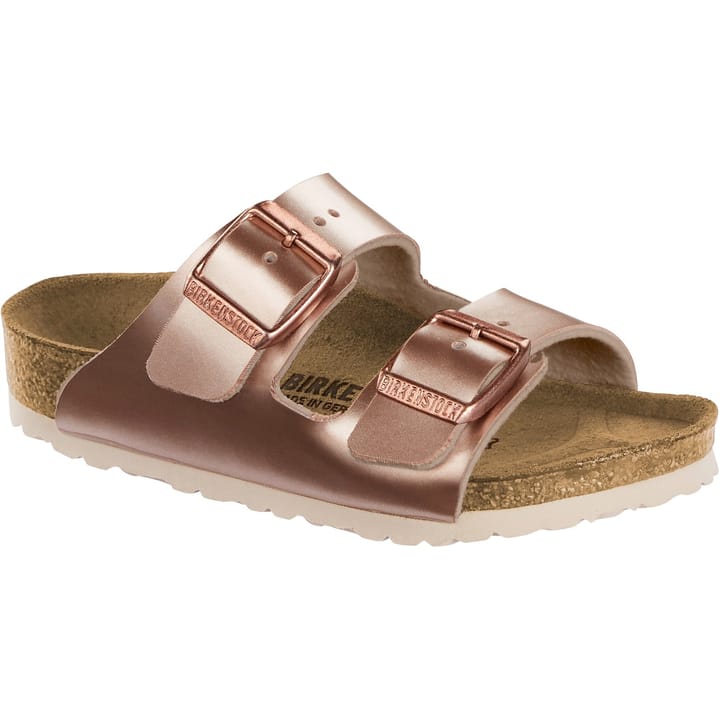 Birkenstock Kids' Arizona Birko-Flor Narrow Electric Metallic Copper Birkenstock