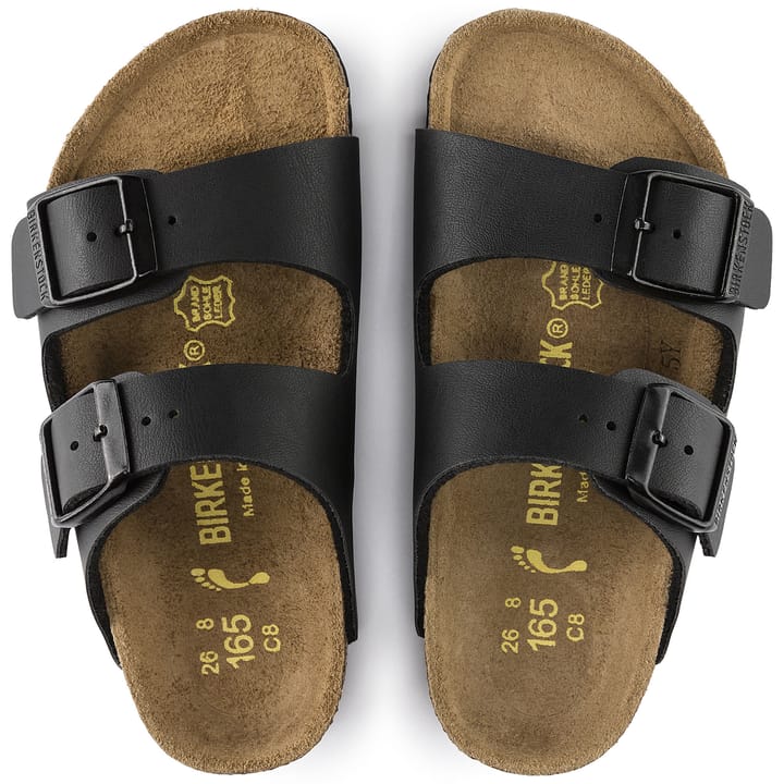 Birkenstock Kids Arizona Birko Flor Narrow Black