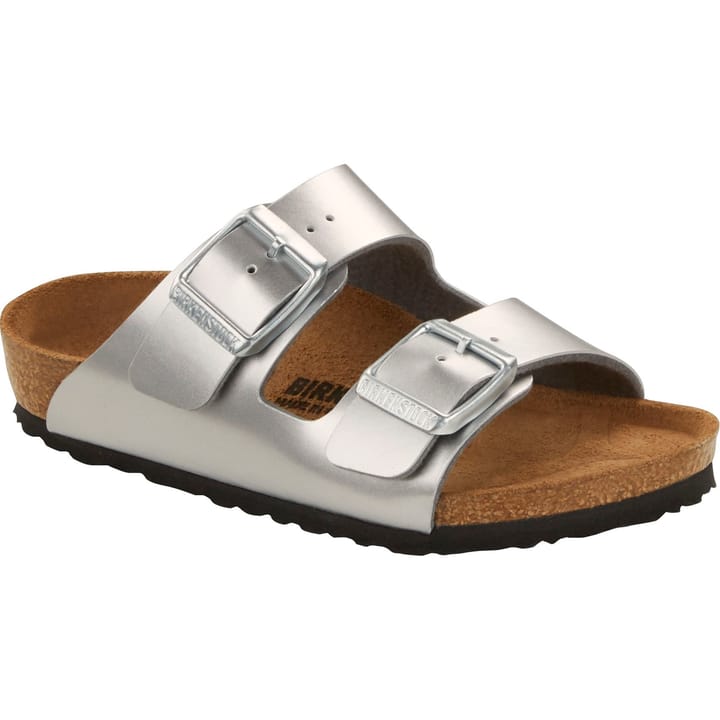 Birkenstock Kids' Arizona Electric Metallic Silver Birkenstock Birkenstock Kids' Arizona Electric Metallic Silver Birkenstock