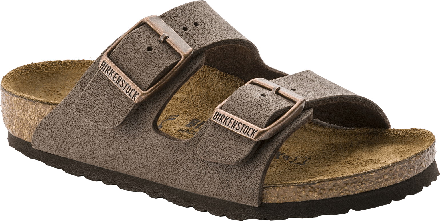 Birkenstock Kids' Arizona Birko-Flor Narrow Mocha Nubuck