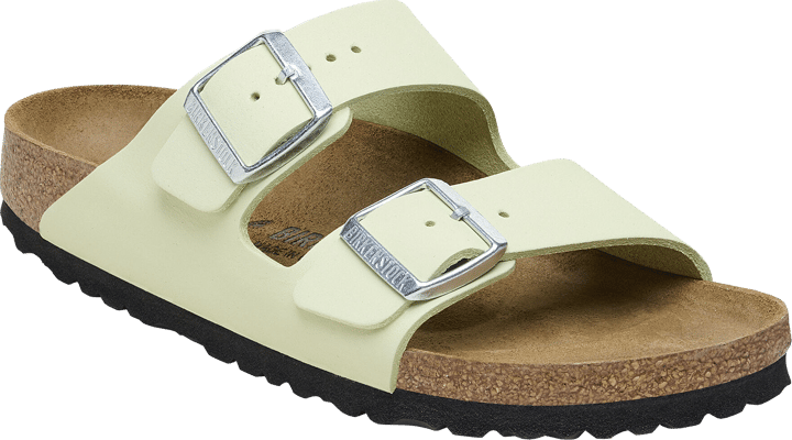 Birkenstock Women's Arizona Nubuck Leather Regular Faded Lime Birkenstock