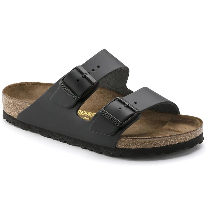 Birkenstock Women's Arizona Natural Leather Narrow Black Birkenstock