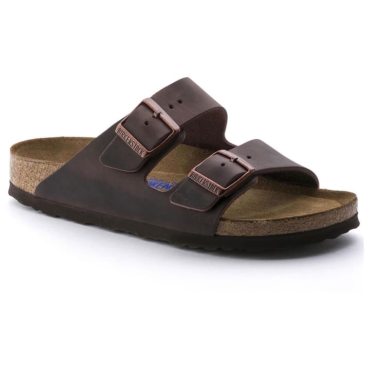 Birkenstock Unisex Arizona Oiled Nubuck Leather Soft Footbed Regular Habana Birkenstock