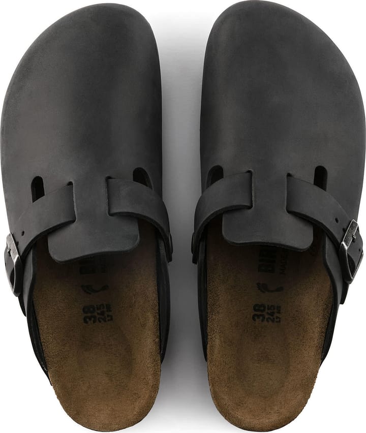 Birkenstock Boston Oiled Leather Narrow Black Birkenstock