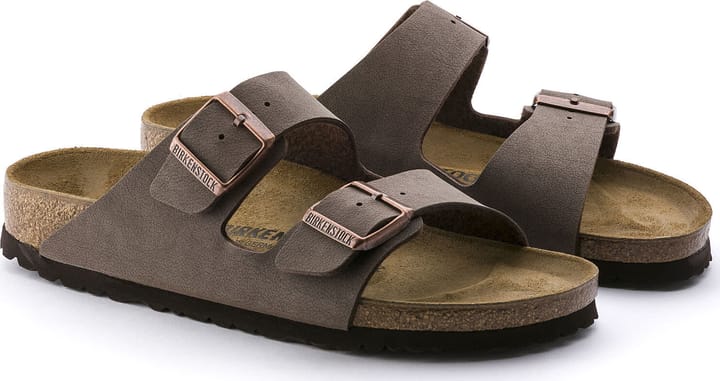 Birkenstock Unisex Arizona Birko-Flor Nubuck Narrow Mocha Birkenstock
