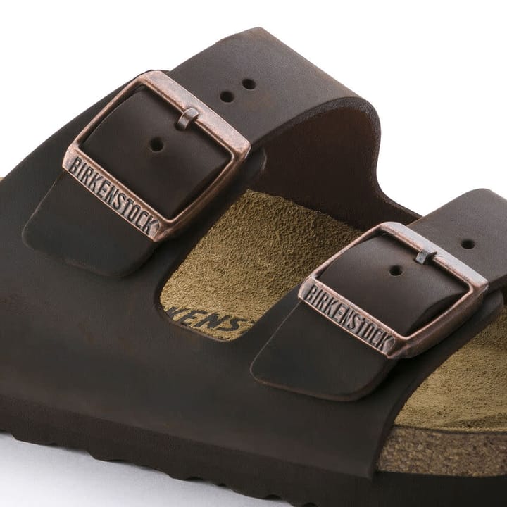 Birkenstock Unisex Arizona Oiled Leather Narrow Habana Birkenstock