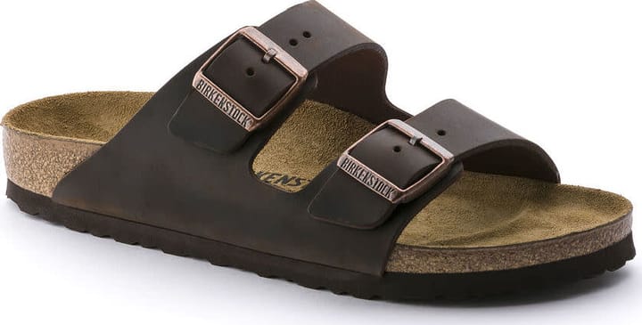 Birkenstock Unisex Arizona Oiled Leather Narrow Habana Birkenstock