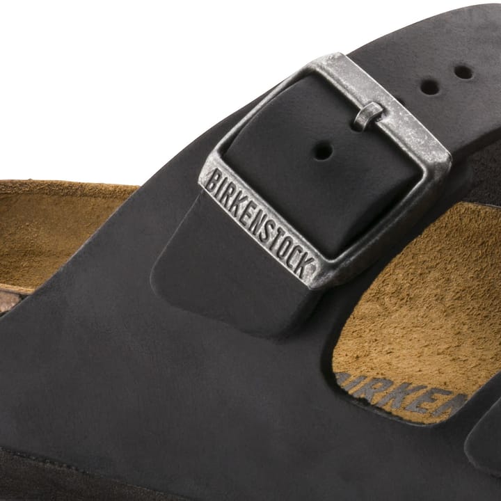 Birkenstock Unisex Arizona Oiled Leather Regular Black Birkenstock