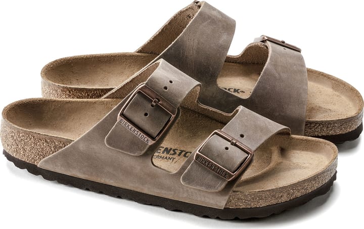 Birkenstock Unisex Arizona Oiled Leather Regular Tabacco Brown Birkenstock