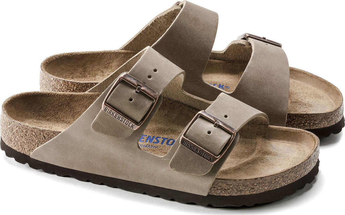 Birkenstock Arizona Oiled Nubuck Leather Soft Footbed Regular Tabacco Brown  | Buy Birkenstock Arizona Oiled Nubuck Leather Soft Footbed Regular Tabacco  Brown here