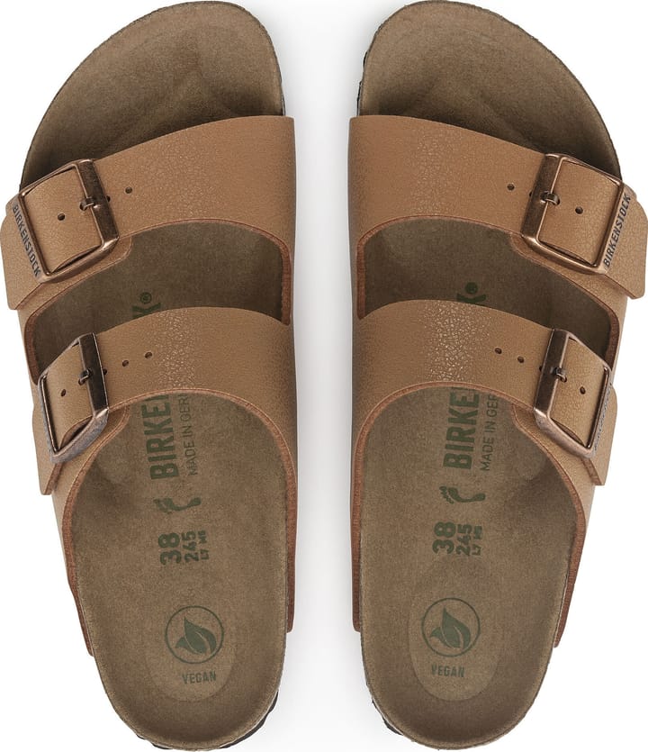 Birkenstock Unisex Arizona Vegan Birko-Flor Nubuck Regular Pecan Birkenstock