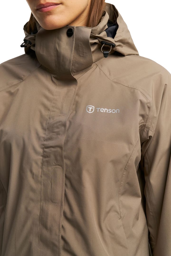 Tenson Women's Biscaya Storm Rain Jacket Brown Tenson