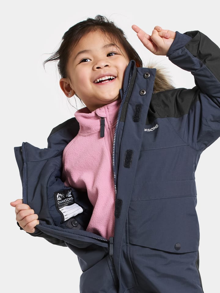 Didriksons Kids' Bjärven Coverall 4 Navy Didriksons Didriksons Kids' Bjärven Coverall 4 Navy Didriksons