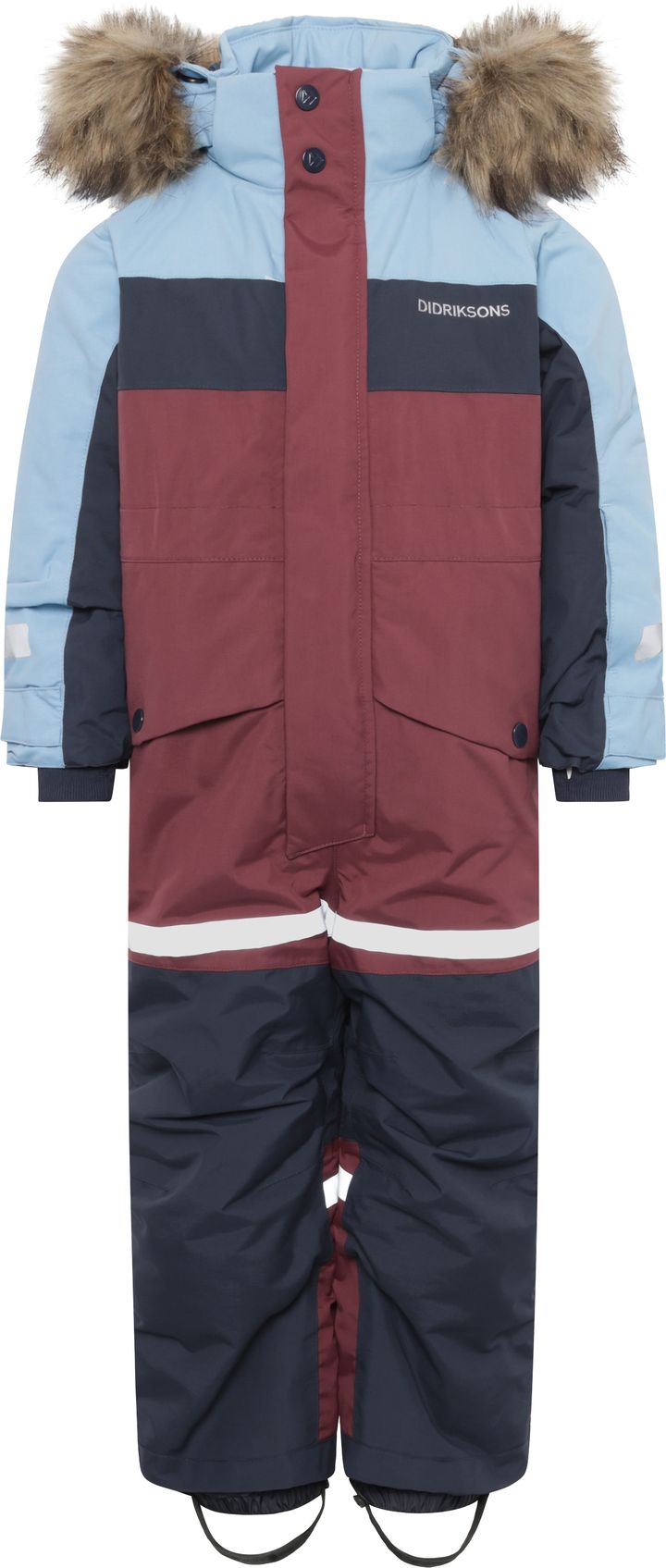 Didriksons Kids' Bjärven Coverall 4 Anemon Red Didriksons