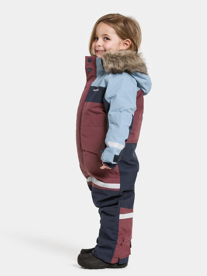 Didriksons Kids' Bjärven Coverall 4 Anemon Red Didriksons