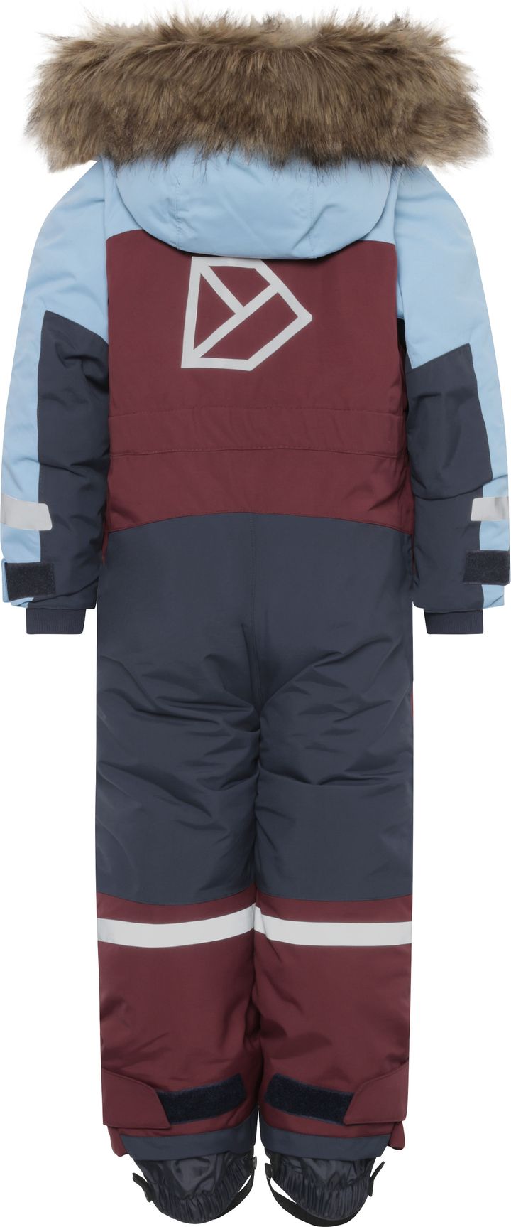 Didriksons Kids' Bjärven Coverall 4 Anemon Red Didriksons