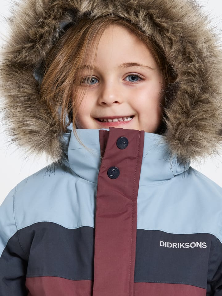 Didriksons Kids' Bjärven Coverall 4 Anemon Red Didriksons