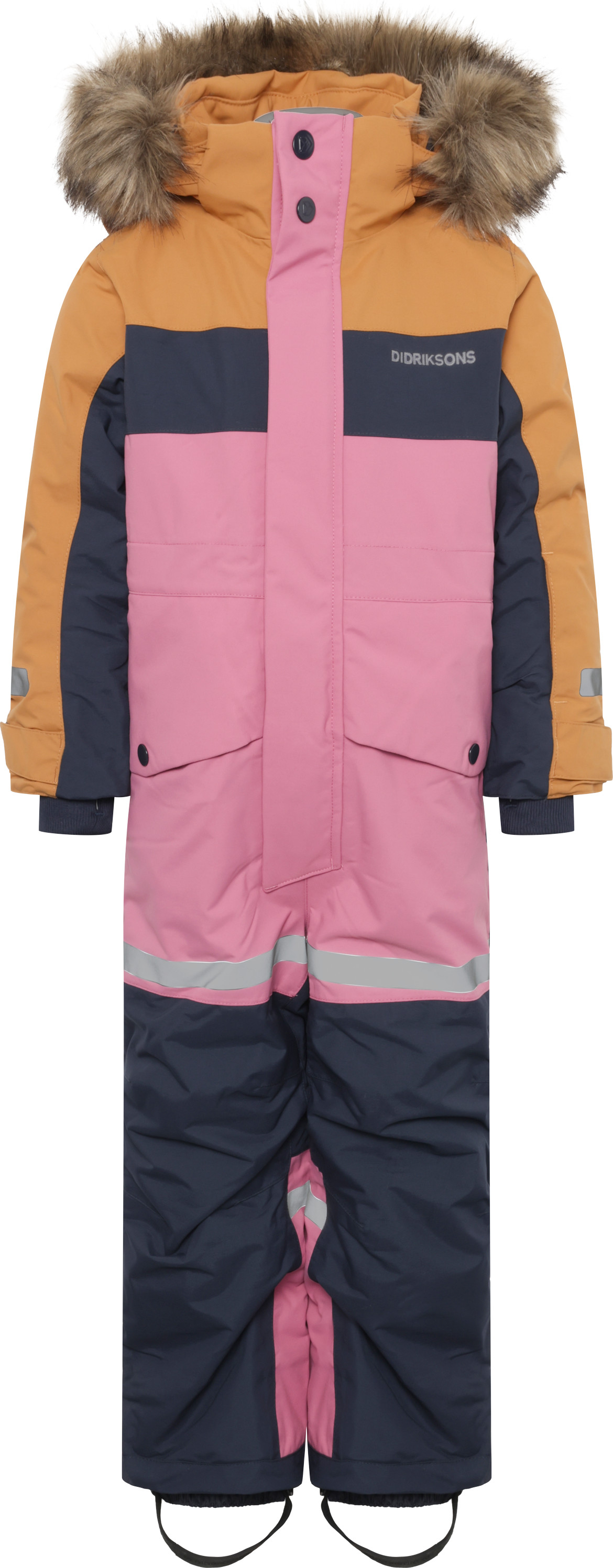 Didriksons Kids' Bjärven Coverall 4 Heather Pink