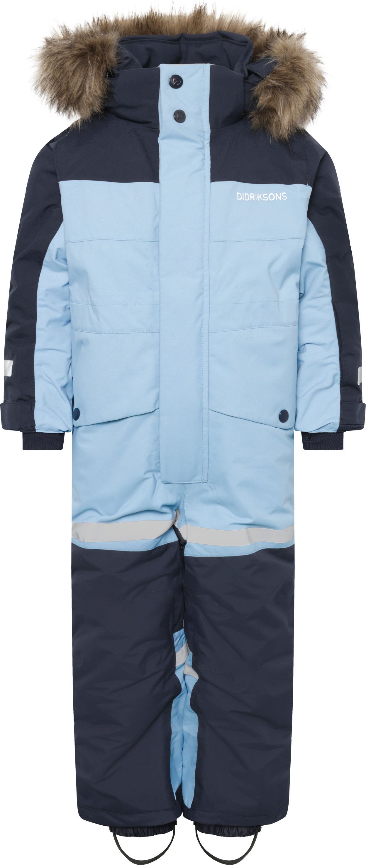 Didriksons Kids' Bjärven Coverall 4 Cloud Blue