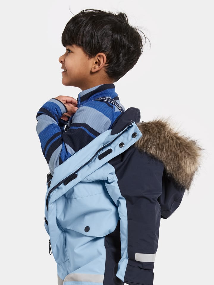 Didriksons Kids' Bjärven Coverall 4 Cloud Blue Didriksons