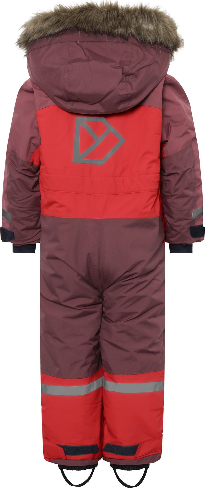 Didriksons Kids' Bjärven Coverall 4 Pomme Red Didriksons