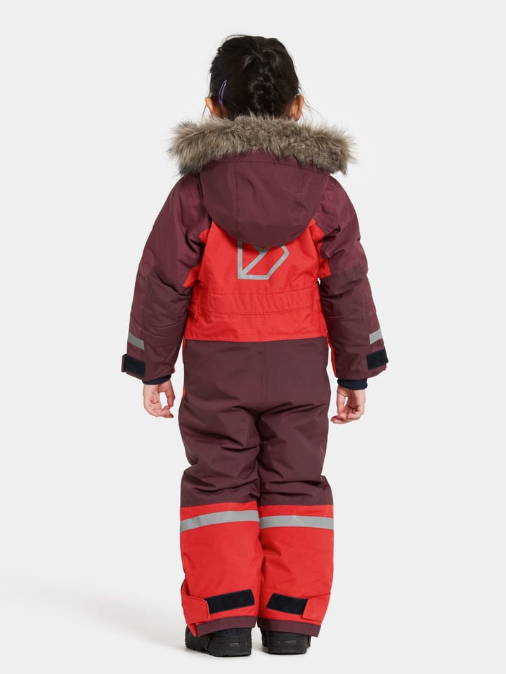 Didriksons Kids' Bjärven Coverall 4 Pomme Red Didriksons