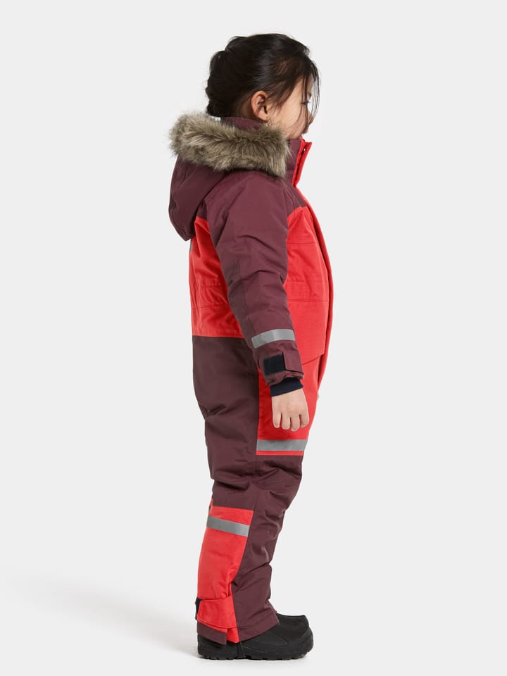 Didriksons Kids' Bjärven Coverall 4 Pomme Red Didriksons