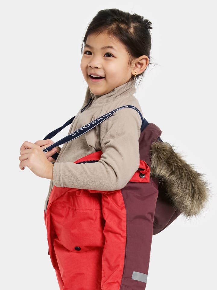 Didriksons Kids' Bjärven Coverall 4 Pomme Red Didriksons
