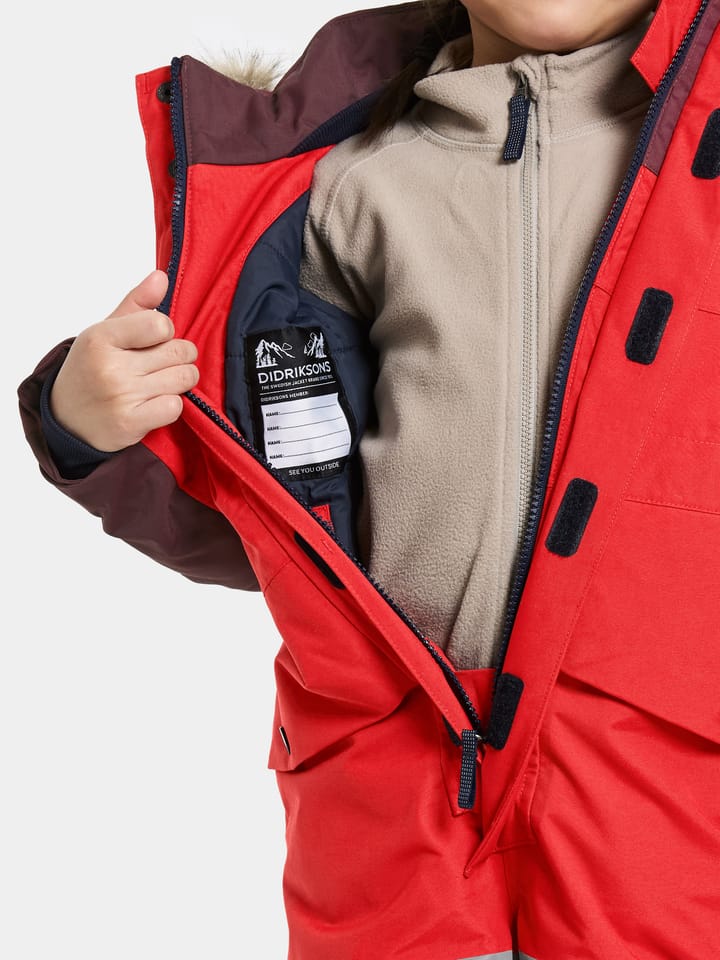 Didriksons Kids' Bjärven Coverall 4 Pomme Red Didriksons Didriksons Kids' Bjärven Coverall 4 Pomme Red Didriksons