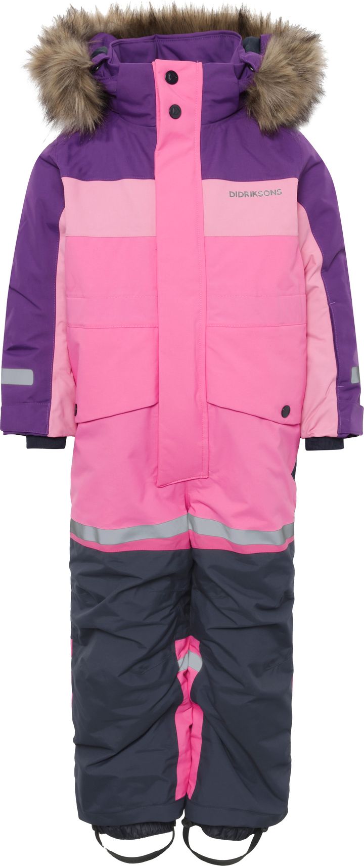 Didriksons Kids' Bjärven Coverall 4 Sweet Pink Didriksons