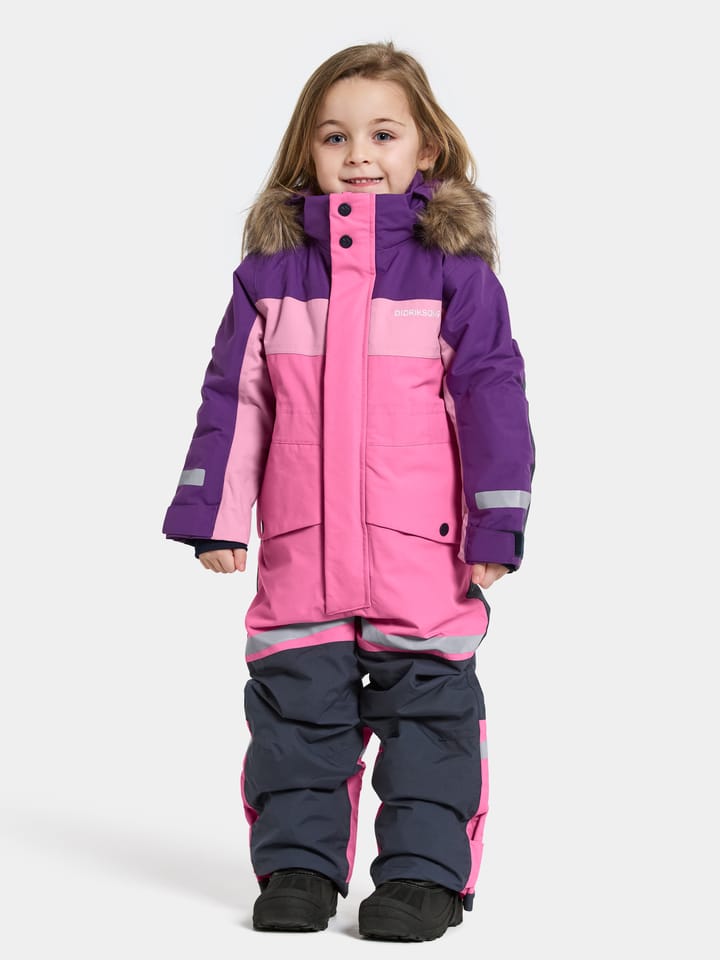 Didriksons Kids' Bjärven Coverall 4 Sweet Pink Didriksons