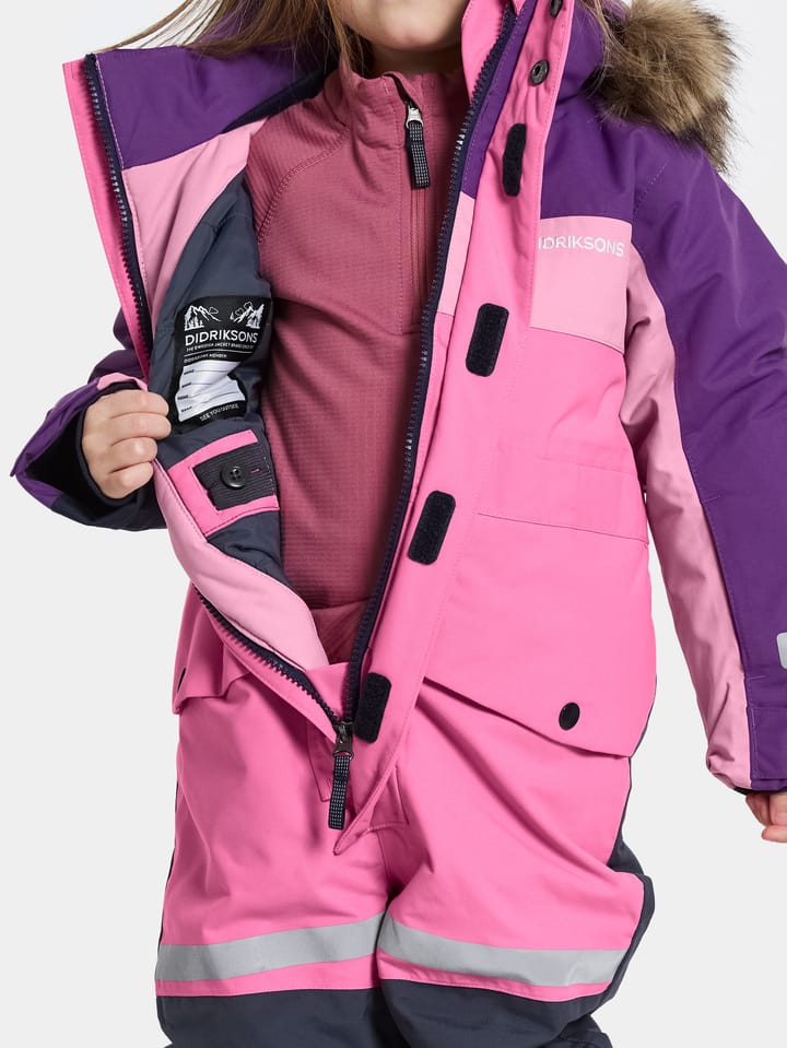 Didriksons Kids' Bjärven Coverall 4 Sweet Pink Didriksons Didriksons Kids' Bjärven Coverall 4 Sweet Pink Didriksons