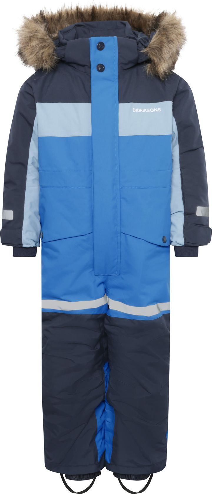Didriksons Kids' Bjärven Coverall 4 Sapphire Blue Didriksons