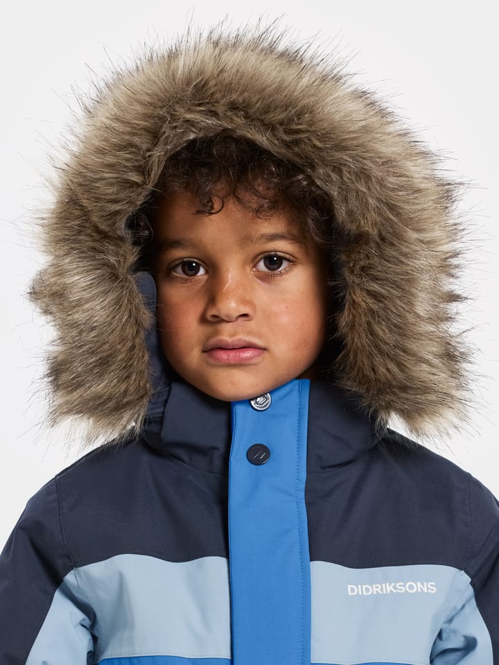 Didriksons Kids' Bjärven Coverall 4 Sapphire Blue Didriksons