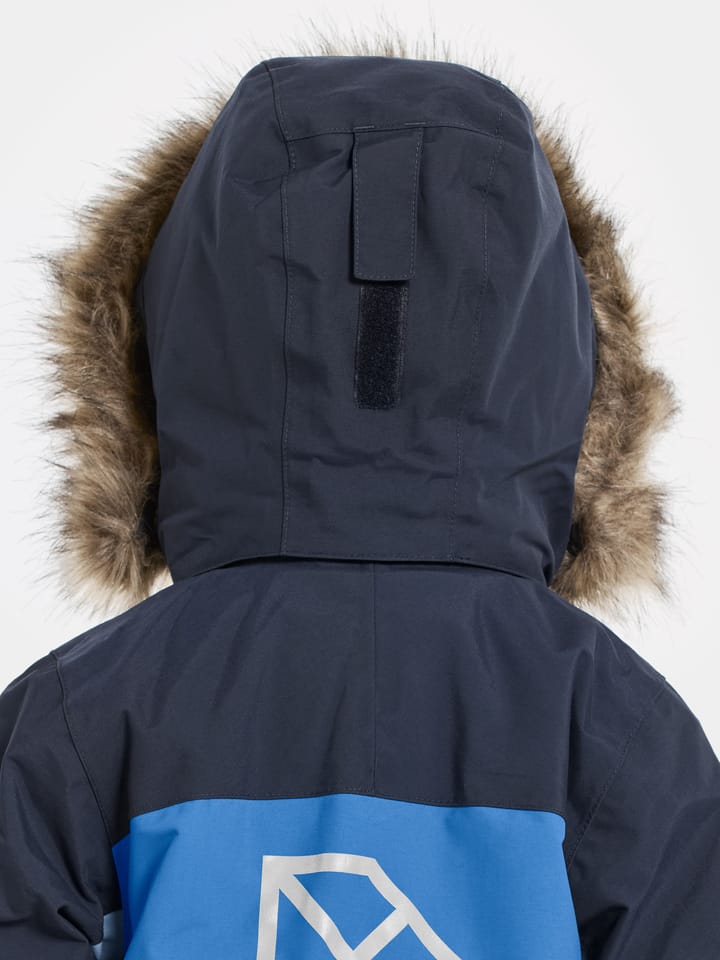 Didriksons Kids' Bjärven Coverall 4 Sapphire Blue Didriksons