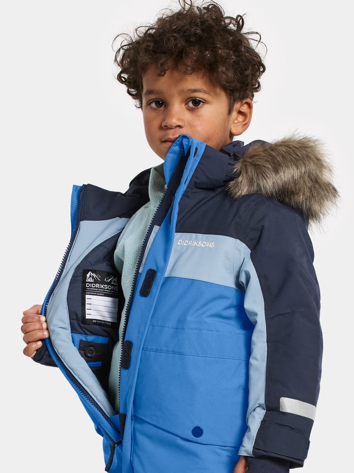 Didriksons Kids' Bjärven Coverall 4 Sapphire Blue Didriksons Didriksons Kids' Bjärven Coverall 4 Sapphire Blue Didriksons