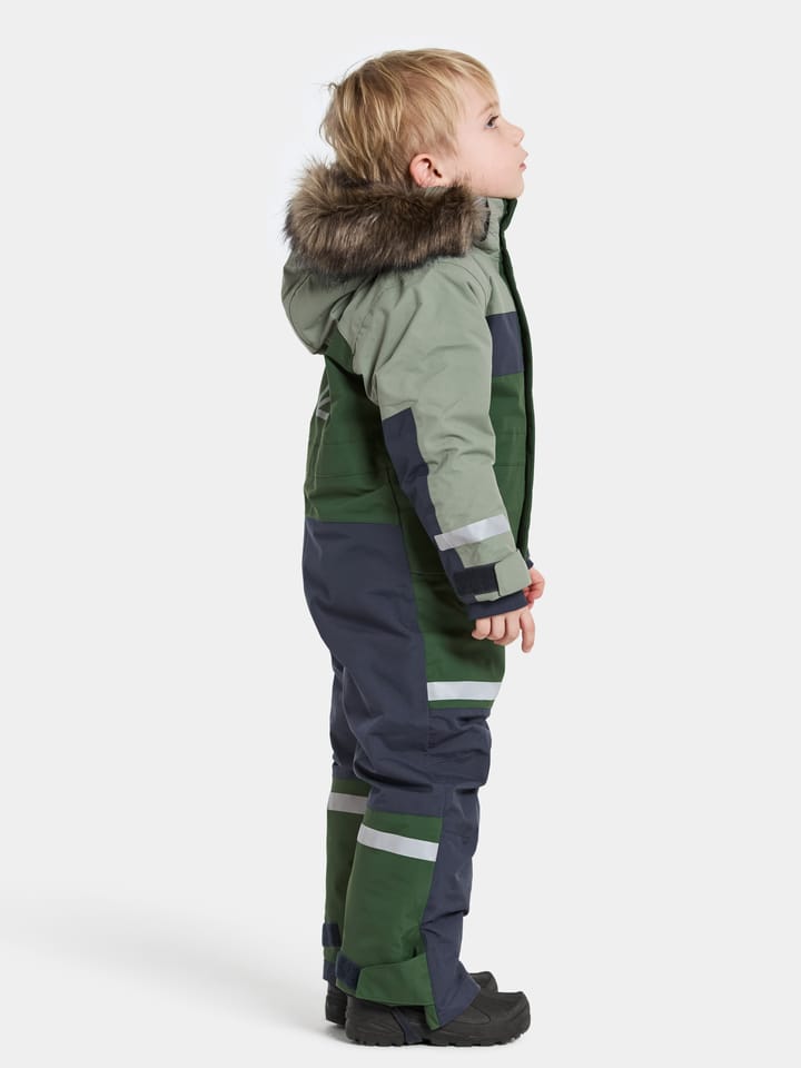 Didriksons Kids' Bjärven Coverall 4 Light Moss Didriksons