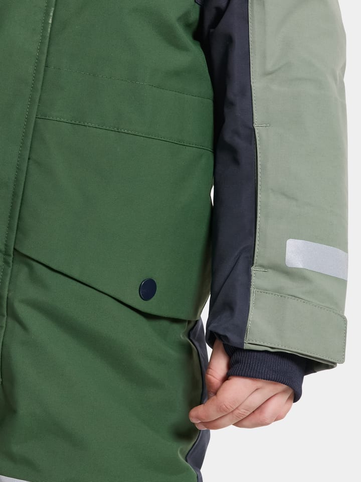 Didriksons Kids' Bjärven Coverall 4 Light Moss Didriksons