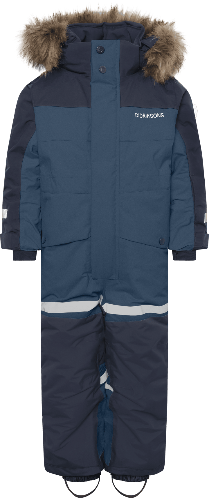 Didriksons Kids' Bjärven Coverall Navy Didriksons