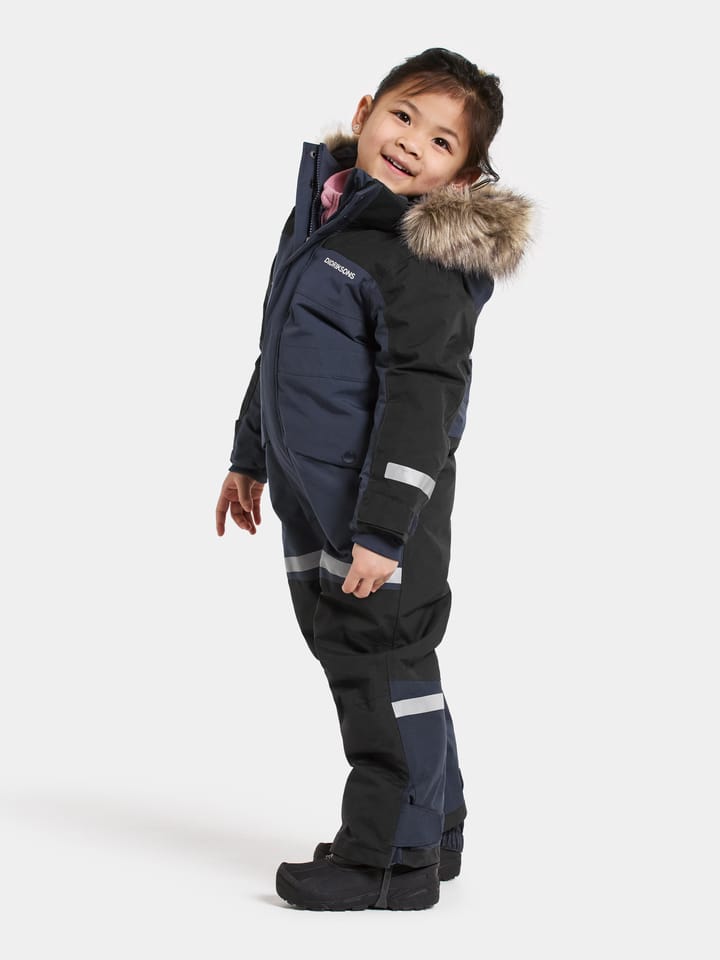 Didriksons Kids' Bjärven Coverall Navy Didriksons