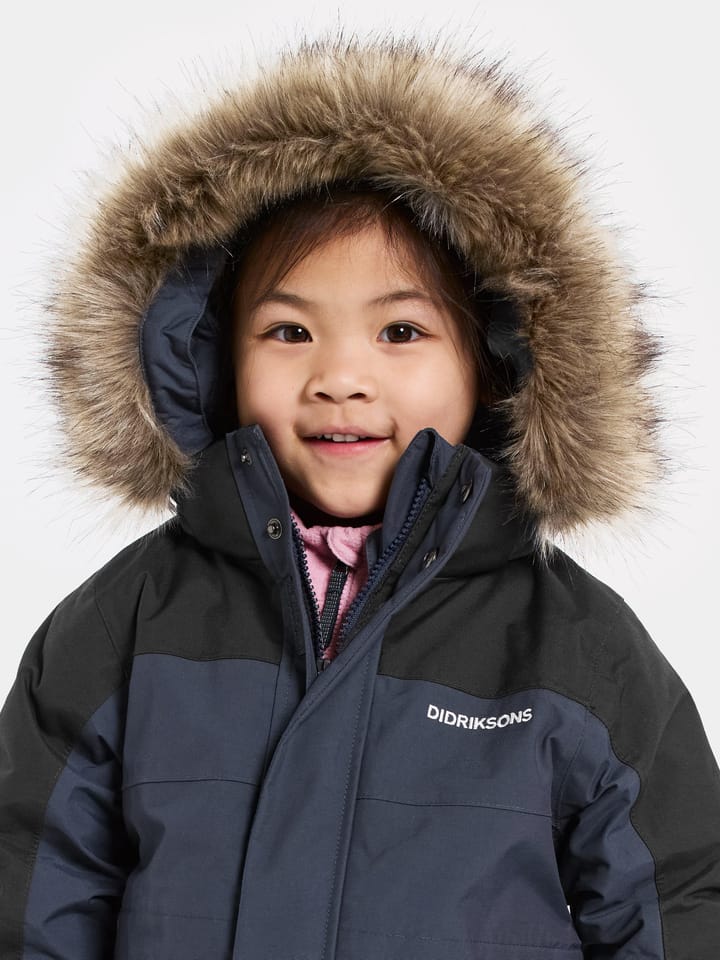 Didriksons Kids' Bjärven Coverall Navy Didriksons