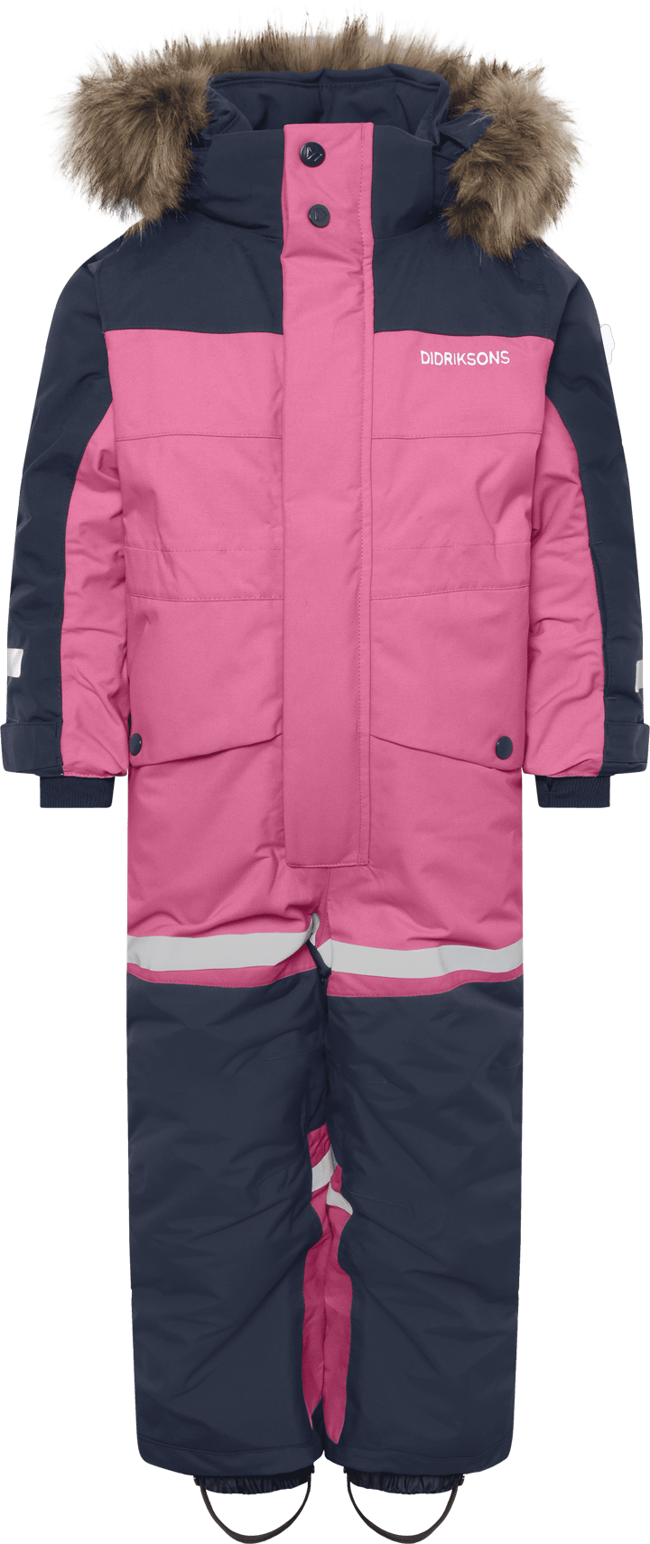 Didriksons Kids' Bjärven Coverall Heather Pink Didriksons