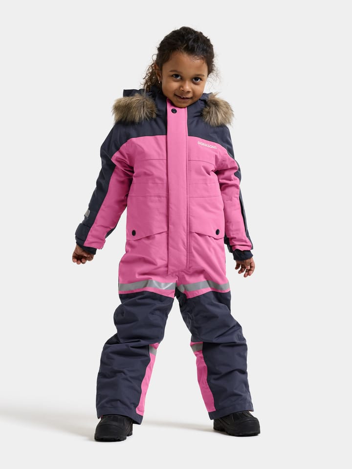 Didriksons Kids' Bjärven Coverall Heather Pink Didriksons